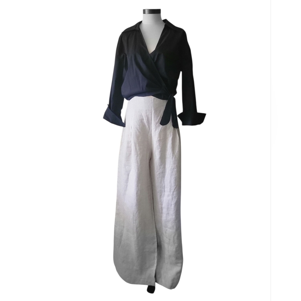 Reformation High Waisted Wide Leg Trousers